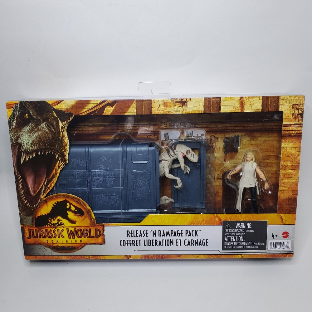 NEW Jurassic World Dominion Release ‘N Rampage Soyona and Atrociraptor Pack